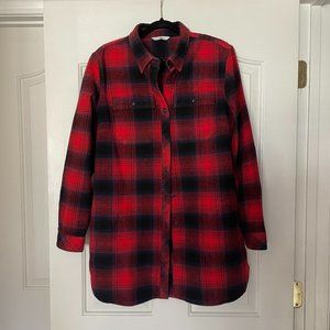 LL Bean Signature Chamois Flannel Tunic